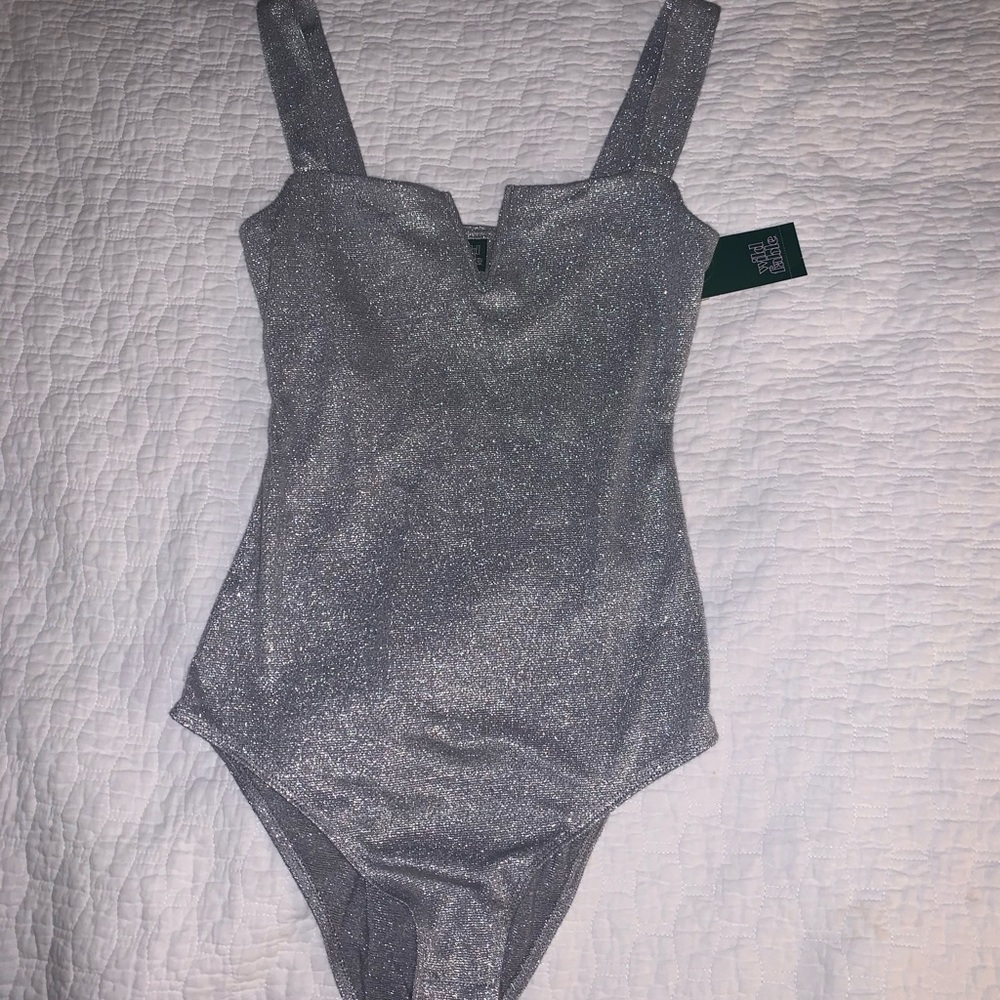 NEVER WORN sparkly body suit